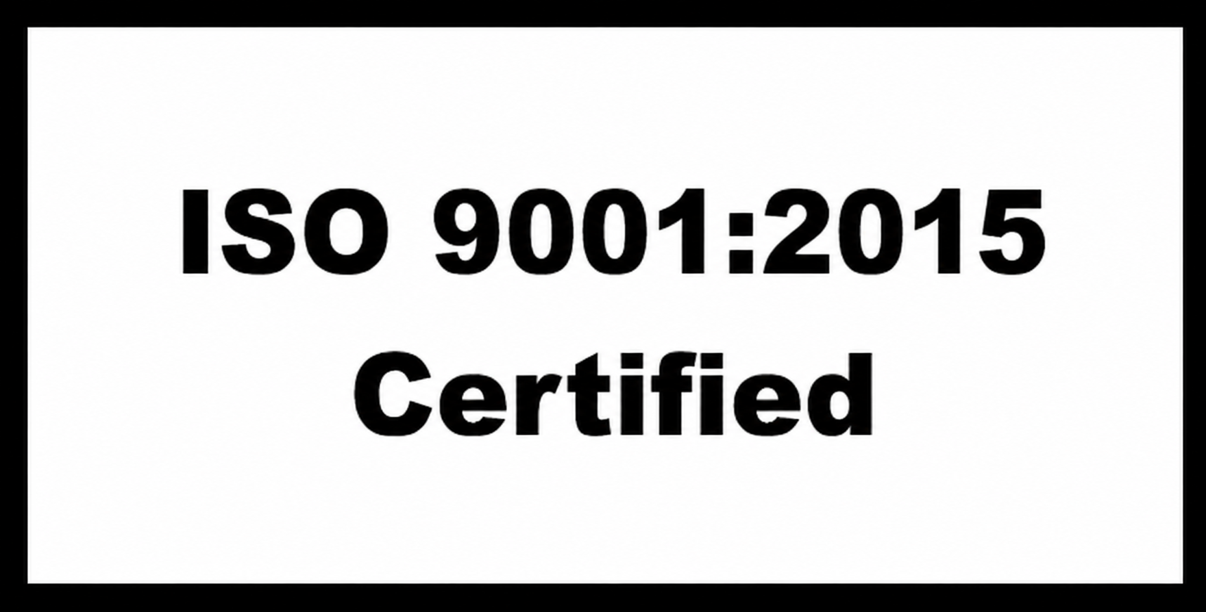 ISO 9001:2015 Certification